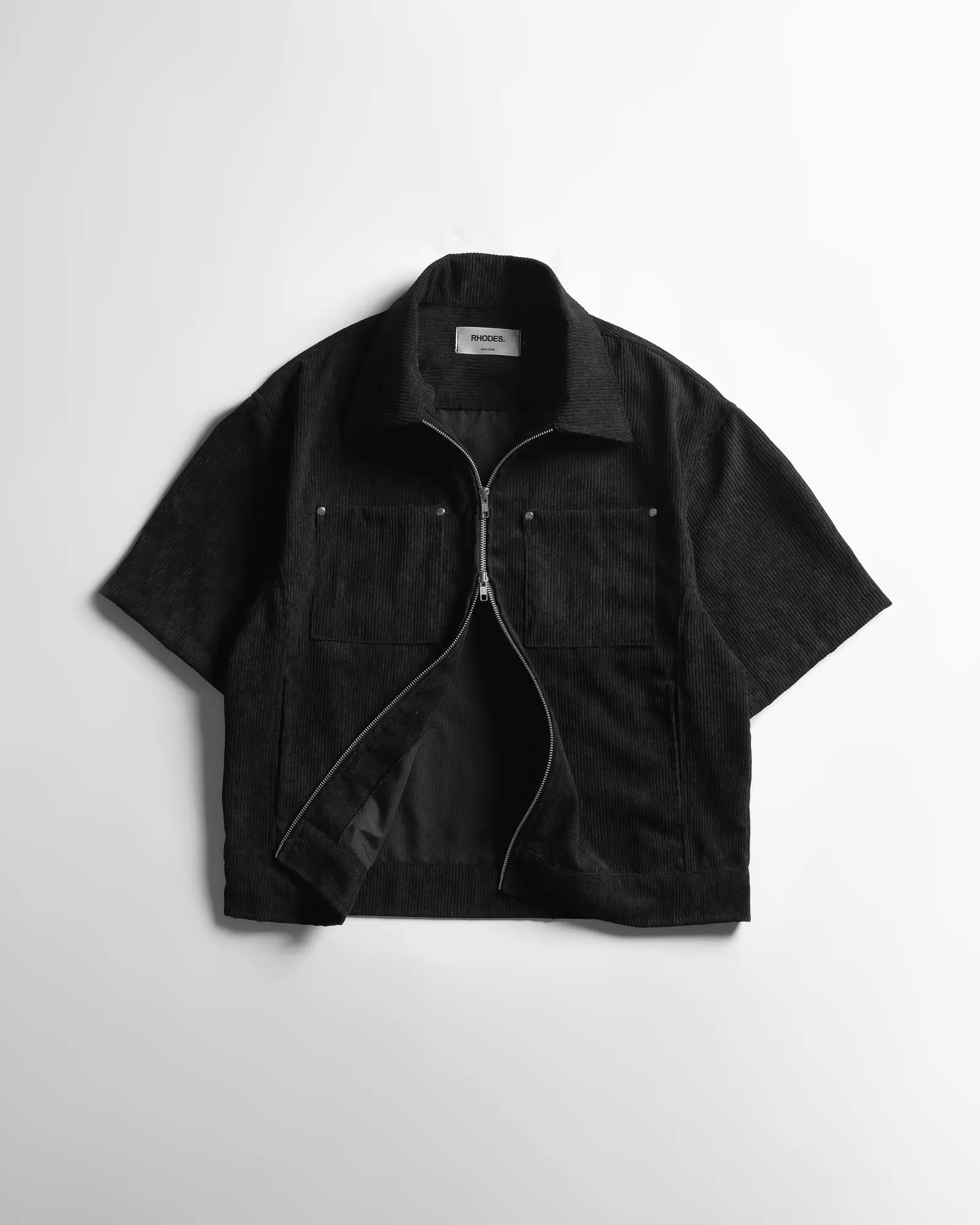 RHODES APPAREL - ATHER CORDU BOXY CUT SHIRT BLACK