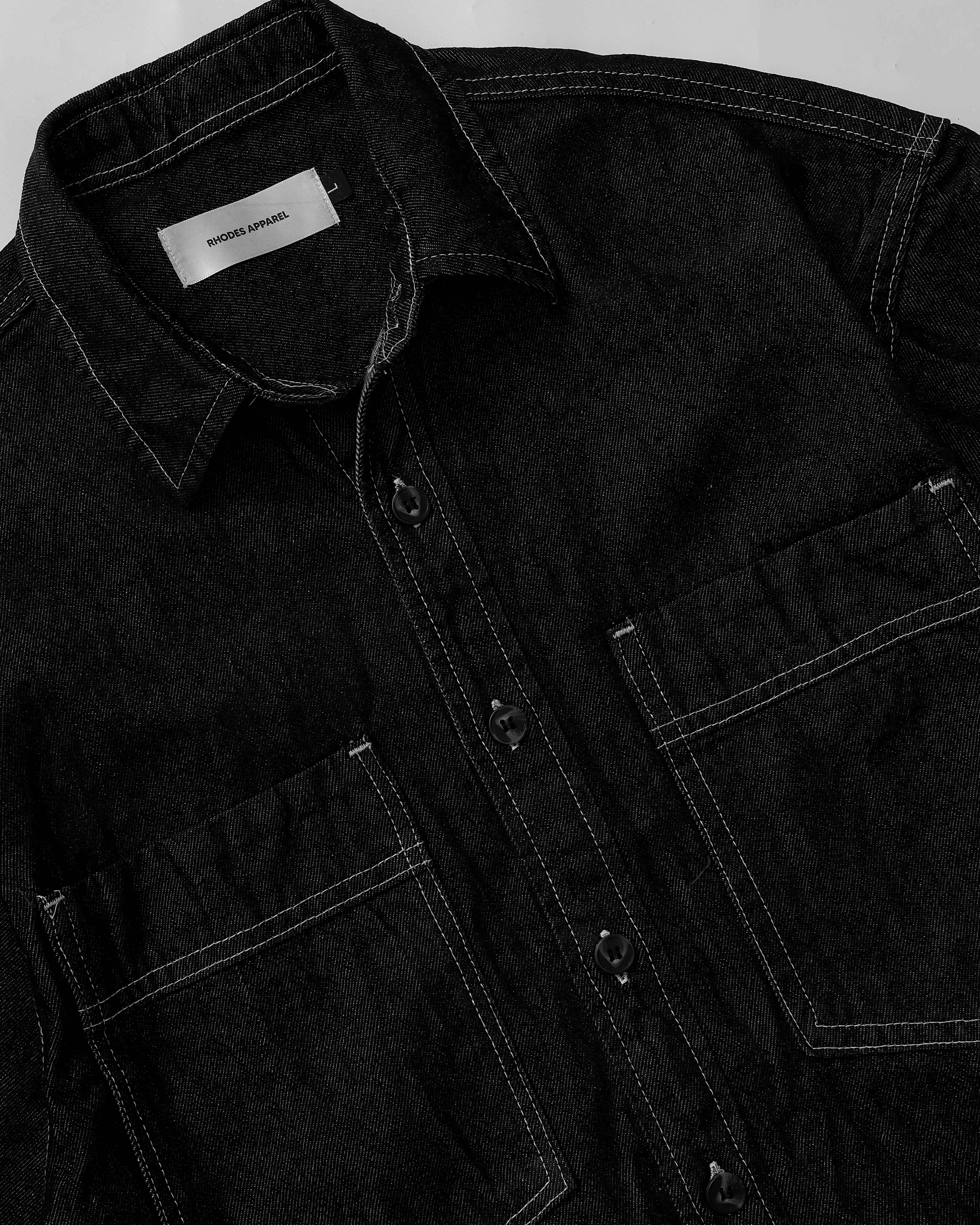 AUSTIN DENIM BOXY SHIRT Detail