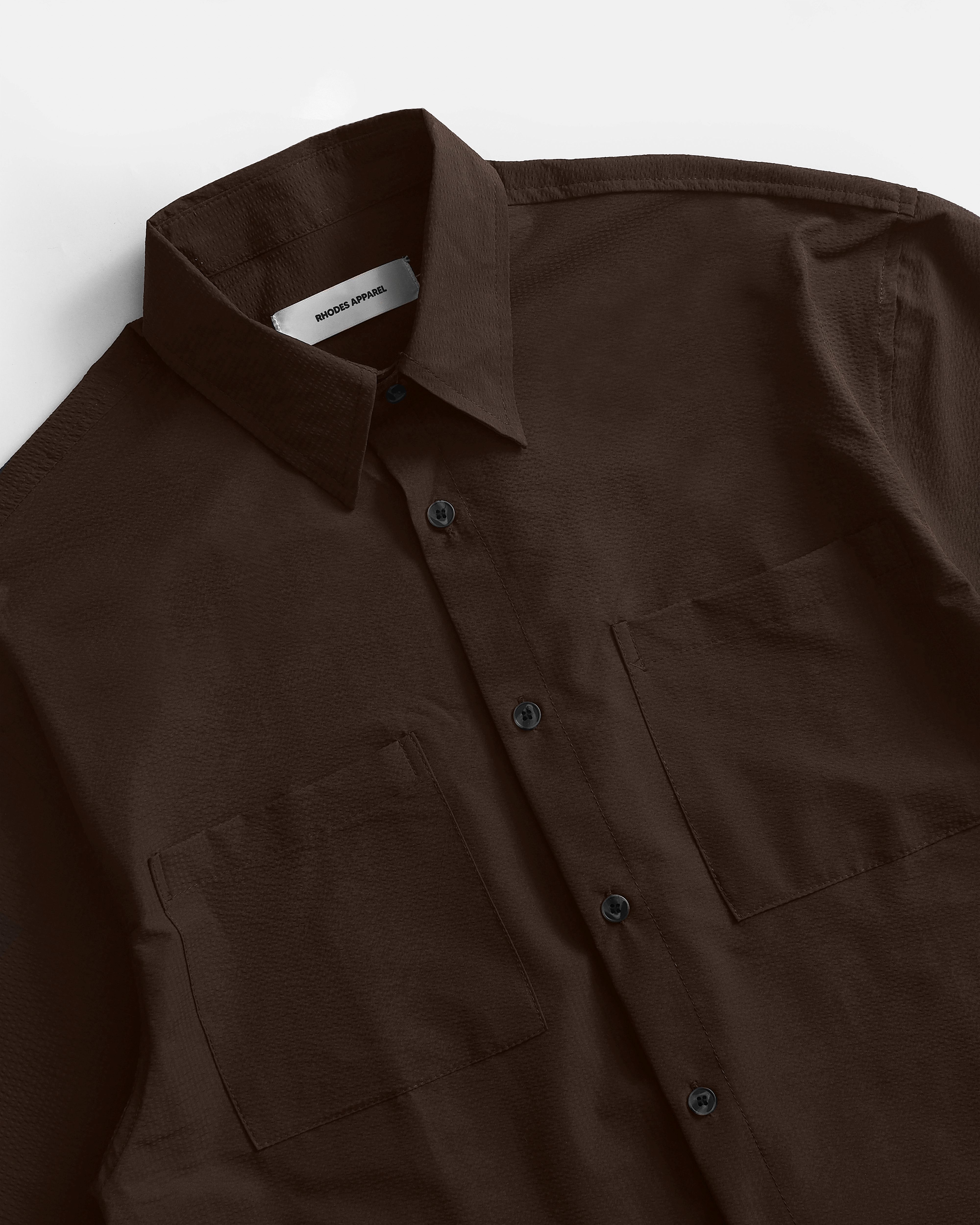 RHODES APPAREL - VIERO BOXY CUT SHIRT 3.0 SERIES BROWN Detail